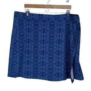 RIPSKIRT Hawaii Wrap Skirt Swim Beach Size XXL Length 2 Blue